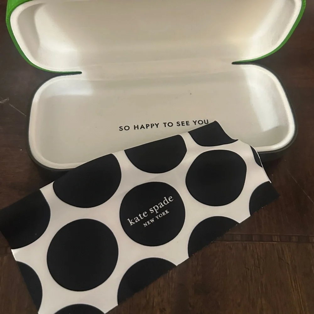 Kate Spade Bright Green Eyewear Case - Picture 2 of 2